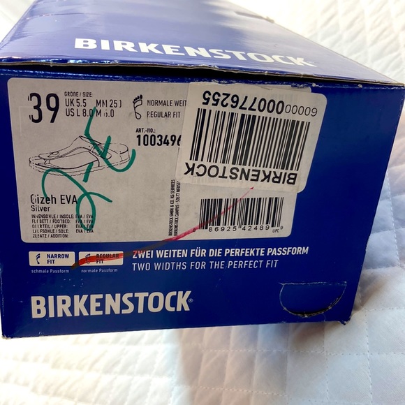 Need an (Empty) Birkenstock Box? With Sandal/Clog Hager. Box is a size 39 - Picture 2 of 5